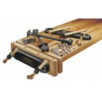 Veritas Doppelspindelvorderzange, Werkzeug, Heimwerker, Handwerksbranche, silberner Anstrich, hochwertig, präzise Spindeln, robuste Konstruktion, komfortabler Griff, täglicher Einsatz