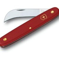 Hakenmesser XS von Victorinox, hochwertiges Hakenmesser für Garten und Haus mit gebogener Klinge und Nylon-Griff.