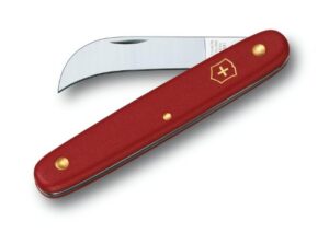 Hakenmesser XS von Victorinox, hochwertiges Hakenmesser für Garten und Haus mit gebogener Klinge und Nylon-Griff.