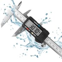 Digitale Schieblehre mit LCD-Display für genaue Messergebnisse, 150 mm Messbereich und Auflösung von 0,01 mm/0,0005".