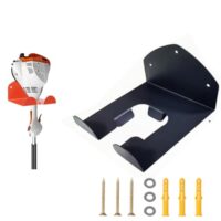 Wandhalter für Rasentrimmer und Motorsensen, robuste Halterung aus Edelstahl, platzsparende Wandmontage, perfekte Lösung für Garage oder Werkstatt, schutz vor Beschädigungen und Sturzen