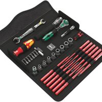 Werkzeugset Wera Kraftform Kompakt W1 Wartung, 35-teilig, Schwarz, für Anfänger und Fortgeschrittene