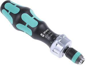 Wera Ratschenschraubendreher 816 RA, 1/4 Zoll x 142.0 mm, Werkzeug mit Rapidaptor-Technologie für schnellen Bit-Wechsel und hochwertige Leistungen für Bau- und Montagearbeiten