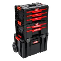 XL Werkzeugtrolley mit viel Zubehör, perfekter Ordnungsschutz für die Werkstatt, privat und gewerblich verwendbar, 53 x 38 x 98 cm