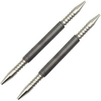 Doppelseitiges Doppelkopf-Kombi-Nagel-Set mit zwei Doppelkopf-Nagelsätzen und eng gewickelter Feder, ideal für Lackierte Nägel in Holzoberflächen zu versenken
