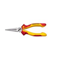 Wiha Langbeck-Rundzange Professional electric (26735) 160 mm Zange für Elektriker, VDE geprüft, stückgeprüft, stabil und robust