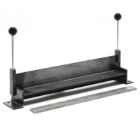 Wiltec Blechbiegemaschine 760 mm (30") Blechlänge, max. 90° Biegewinkel, Abkantbank zum Blech Abkanten aus Gusseisen in Schwarz