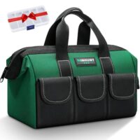 WINHUNT Werkzeugtasche aus 1680D Polyester, ideal für Heimwerker und Handwerker. Die Tasche bietet Platz für verschiedene Werkzeuge und ist wasserdicht, widerstandsfähig gegenüber Schmutz und Kratzer.