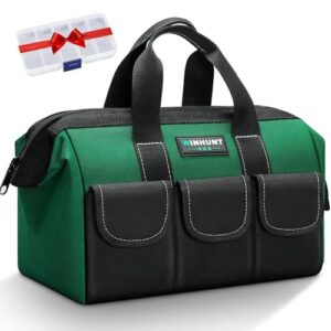 WINHUNT Werkzeugtasche aus 1680D Polyester, ideal für Heimwerker und Handwerker. Die Tasche bietet Platz für verschiedene Werkzeuge und ist wasserdicht, widerstandsfähig gegenüber Schmutz und Kratzer.