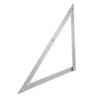 Winkeldreieck zusammenklappbar 60 cm großes Bau Winkel Dreieck mit Aufbewahrungstasche und verstellbarem Rahmen aus hochwertigem Aluminium für genaue Maßnahmen bei Handwerkerarbeiten, Bauprojekten, Malerei und Tapezieren