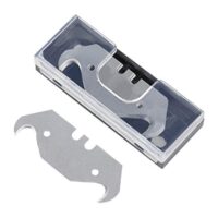wolfcraft 4188000, 5 Klingen mit Widerhaken, Größe 0,50 mm, hochwertiges Werkzeug für Holzbearbeitungsbereich, ideal für Hartholz, Weichholz, Spanplatten und Tischlerplatten