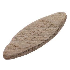 Wolfcraft 50 Verbindungsplättchen Größe 0, hochwertiges Werkzeug für Flachdübelverbindungen herstellen, passend für Holzverbindungen mit Multiholzfräse, stabile und langlebige Konstruktion aus Buchenquerholz