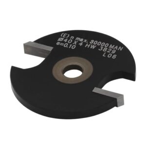 Hochwertiger Scheibennutfräser für Fräsarbeiten mit Oberfräse und stationärem Fräsmotor, ideal für Holz, 40 mm Durchmesser, 4 mm Arbeitshöhe