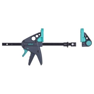 Werktischspanner für Tische mit 20mm Bohrungen, wolfcraft Werktischspanner PRO 65-150-W I 3036000