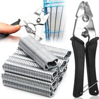 Hochwertige Wurstclipper Zange mit 1200 Clips für verschiedene Anwendungen, aus Edelstahl gefertigt und rostfrei