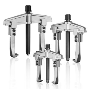 XIIW 3-TLG Universal Abzieher mit 2 Armen, Spannweite 40-150mm, Einstellbare Lagerabzieher für Parallelabzieher, Klauenabzieher und Kugellagerabzieher für Ausdrücker oder Abzieher Werkzeug