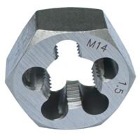 Yamesh M14 x 1,5 Sechskant-Schneideisen zum Umfädeln von Gewindeschneidern, Karton, Stahl, für Rechtshänder