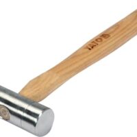 YATO Aluminiumhammer YT-45280 280mm mit zylindrischer Kopfform für präzise Schlosserarbeiten und Servicemontage aus hochwertigem Aluminium und Eschenholz