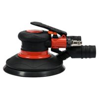 YATO Profi Druckluft Exzenterschleifer Ø150 mm, extra leichte und handliche Ausführung, 12.000 U/min, 84l /min, 360° Staubsaugeranschluss, Klett-Schleifteller Schleifer Tellerschleifer