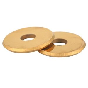 Wolframkarbid Fliesenschneidrad Ersatz, 2 Stück 7/8 Zoll (22mmx6mmx2mm), für manuellen Fliesenschneider