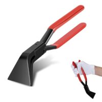 Blechbiegezange mit rutschfestem Griff zum Biegen und Glätten von Blechen in Rot, Zevmi 45° Falzzange