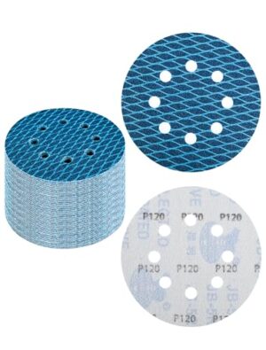 Schleifscheiben 125mm Klett Schleifpads für Schleifmaschine Exzenterschleifer Poliermaschine Diamant-Antiblockierungs-Wärmeableitungsentwurf
