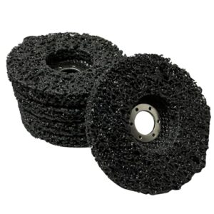125mm CSD Scheibe Schleifscheiben für Winkelschleifer - 5 Stück, Grobreinigungsscheibe Reinigungsscheibe Set, Schleif Scheibe Nylongewebescheibe Clean Strip Disc, Entfernen Sie Farbe und Rost
