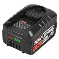 Hochkapazitäts-Ersatzakku für Bosch Haus- und Gartengeräte, 18V, 5000mAh, hochwertiger Ersatzakku mit integrierter Sicherheitstechnologie, kompatibel mit Bosch PBA/PSB/PSR