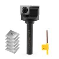 Hochwertiger 2-Floten-Planfräser für Oberfläche und Surfacing, ideal für Holzverarbeitung, mit Wolframkarbidlegierung und leisem Fräsen