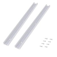 T-Schienenrampe, Aluminiumlegierung, T-T-Nut, Gehrungsschiene, Jig, Schraubenbefestigungsnut, Selbstschneidende Schrauben, für Tischsäge Router