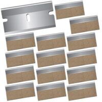 Ersatzklingen für Ceranfeldschaber, Edelstahl, Silber, 40mm*20mm, 20 Stück