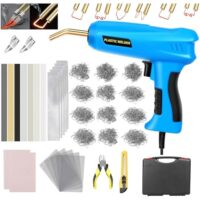 Reparaturset für Kunststoffteile mit 200W Schweißmaschine, 1000 Schweißnägeln und 56 Schweißstäben