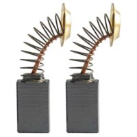 2x Kohlebürsten für Makita Bandschleifer 9403, 9404, 9902, 9903, 9920, 9403J, 9500D, 9921 - preiswertes Ersatzteil mit lange Lebensdauer und hoher Festigkeit