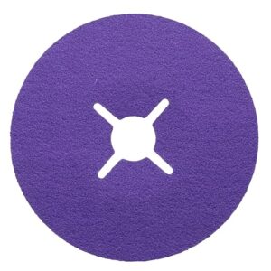 3M Cubitron 3 Fiberscheibe 1187C, 80+, 125 mm x 22 mm, Slotted, 25/Bag - Hochleistungs-Schleifhilfsmittel mit außergewöhnlicher Abtragsrate und stabilen Konstruktion