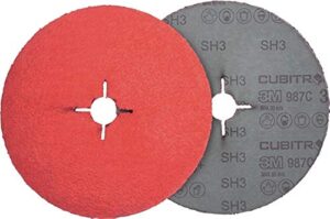 Hochwertige Fiberscheibe aus 3M mit Cubitron II Technologie, Körnung 80+, INOX Material und hoher Präzision für vielfältige Anwendungen.