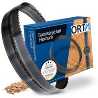 Bandsägeblatt für Holz, Kunststoff und NE-Metall, 3-teiliges Set mit Flexback-Bändern, hohe Standzeit und Präzision