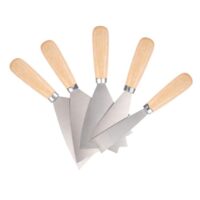 Trockenbau Spachtel Werkzeug Set, Malerspachtel Set mit Holzgriff, Palettenmesser, Putty Messer Spachtel zum Verspachteln und Abkratzen von Farbe oder Tapete