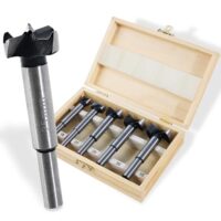 5-stelliges Forstnerbohrer Set mit Aufbewahrungsbox, hochwertige Fräslöcher für Holzbearbeitungen