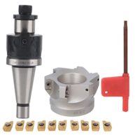 6-schneidiger Rechtwinkliger Fräser, Planfräser, Fräseinsätze, NT30, FMB27, Spannzangenhalter, 1604APMT Messerkörner, hochpräzise Werkzeuge für verschiedene Materialien