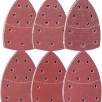 60 Stück Schleifpapier Set mit verschiedenen Körnungen für verschiedene Materialien, ideal für Bosch Deltaschleifer und andere Handschleifer