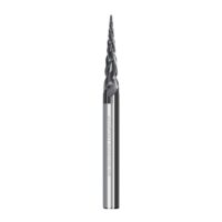 BALUGAEA Kugelkopffräser Konischer Fräser für CNC-Anwendungen mit 0,25 mm Radius und 40mm Gesamtlänge