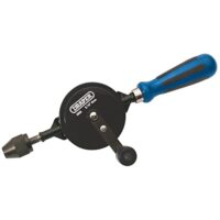 Draper Doppel-Ritzel Handbohrer, 8 mm Bohrfutter, professionelle Bohrmaschine für Holz, Metall und Kunststoff