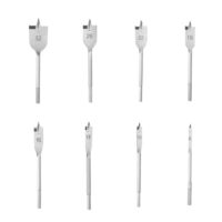 8-teiliges Spatenbohrer-Set mit 6-32 mm Spatenbohrern, 150mm Fräser für Holzbearbeitung