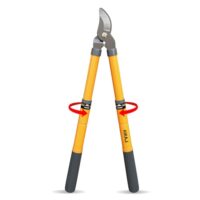 AIRAJ Astschere, teleskopische Bypass Gartenschere mit scharfer SK5-Kohlenstoffstahl Klinge, ideal für Frische und Verwelkte Zweige bis 35mm Durchmesser
