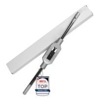 Verstellbares PRO Windeisen für Gewindebohrer, Auswahl verschiedener Halter, verstellbar für Gewindeschneider Set - M4-M12, Größe 2