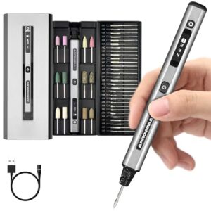 Energieeffizienter Mini-Gravierstift mit OLED-Display und magnetischer Ladung für Präzisionsgravuren auf Schmuck, Metall, Glas und Kunststoff