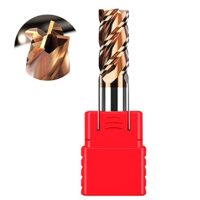 Hochwertiger Fräser-Schaftfräser für CNC-Bearbeitung aus Hartmetall mit AlTiN-Beschichtung, ideal für verschiedene Materialien wie Kohlenstoffstähle und Kunststoffe.