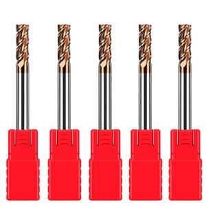Top-Qualität und Robustheit: Hartmetall-Fräser mit AlTiN-Beschichtung, für harte Materialien wie Kohlenstoffstähle, legierte Stähle, vorgehärtete Stähle, gehärtete Stähle, Gusseisen, Titanlegierungen, Graphit und Kunststoff