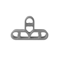 10.0 mm Abstandshalter für Fliesen, Graue Farbe, 100 Stück, Fliesen-Abstandshalter, Mauerwerks-Abstandshalter, Fugenabstandshalter, Fenster-Abstandshalter (Graue Farbe)