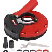 Absaughaube mit Bürsten für Winkelschleifer 115/125mm - Hochwertiges Werkzeug für effiziente Entstaubung und Belastungsreduzierung beim Handwerksarbeiten